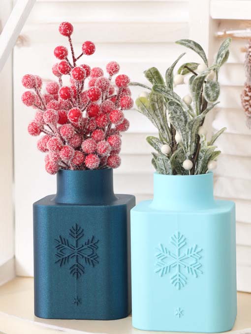 Vase Snowflak